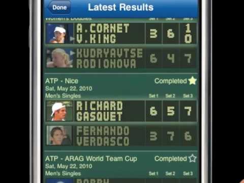 live tennis scores results